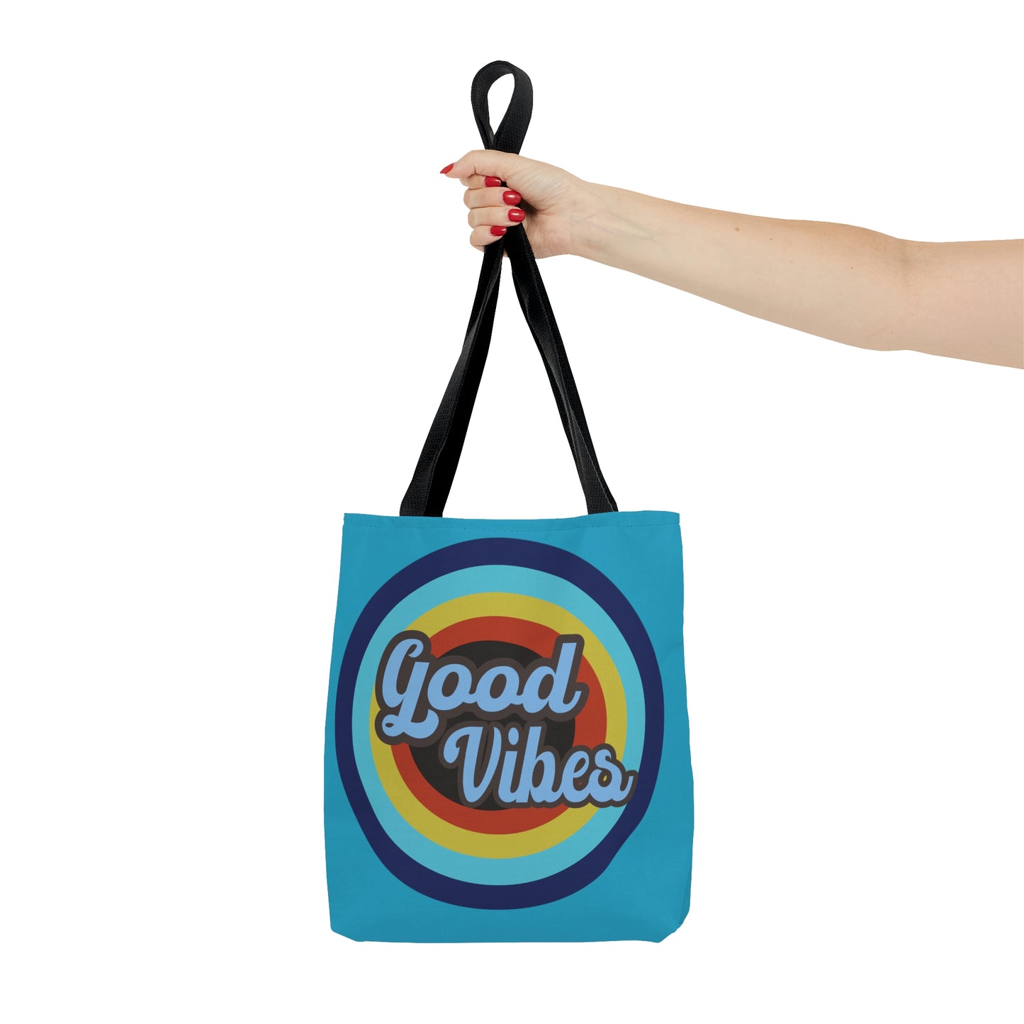 Good Vibes Beach Tote AOP Tote Bag Summer Fun Tote Women's Tote Gender Neutral Note Towel Bag  Travel Tote Men's Tote