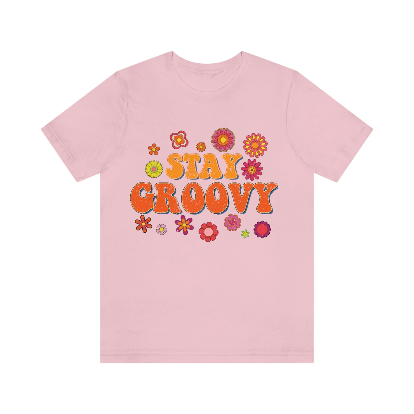 Stay Groovy Vintage Unisex Jersey Short Sleeve Tee Hippie T Shirt Boho Tee Gender Neutral Women's Men's Youth