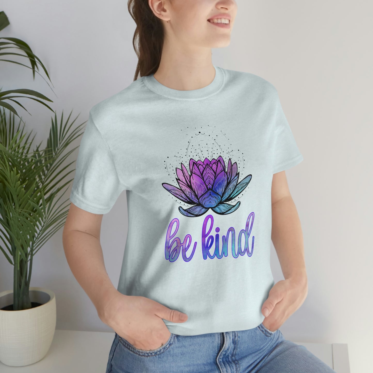 Be Kind Women's Unisex Jersey Short Sleeve Tee Gender Neutral