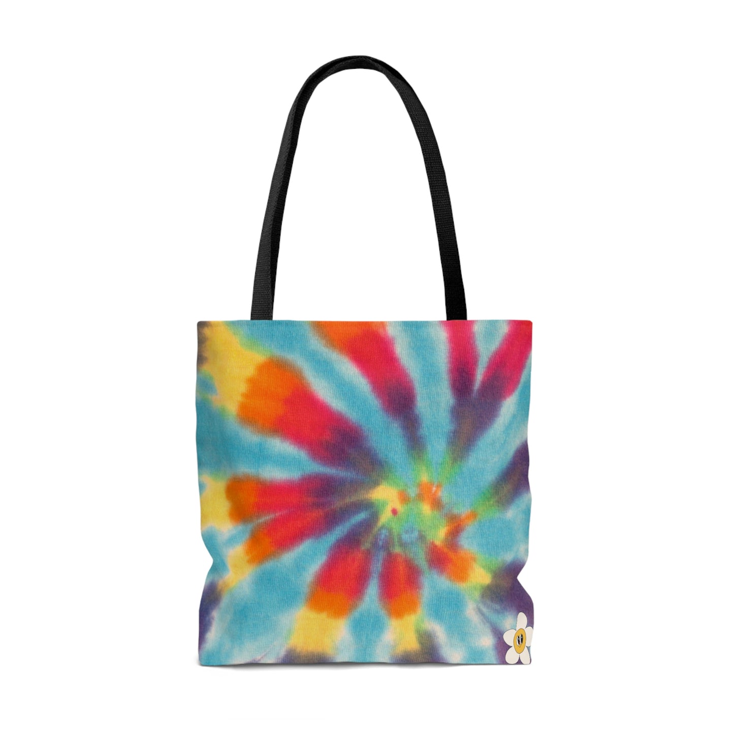 AOP Retro Flower Tote Bag Fun Design 3D Tote Bag Women's Unisex