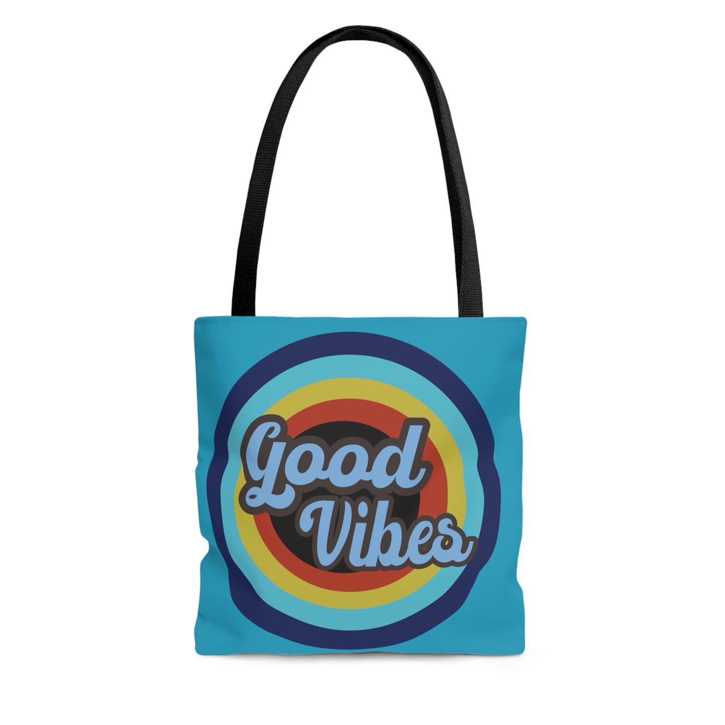 Good Vibes Beach Tote AOP Tote Bag Summer Fun Tote Women's Tote Gender Neutral Note Towel Bag  Travel Tote Men's Tote