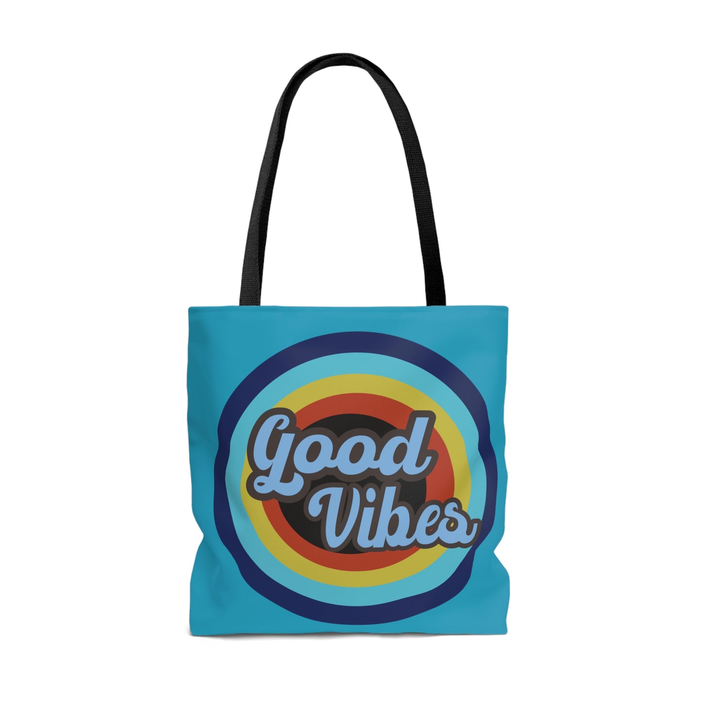 Good Vibes Beach Tote AOP Tote Bag Summer Fun Tote Women's Tote Gender Neutral Note Towel Bag  Travel Tote Men's Tote