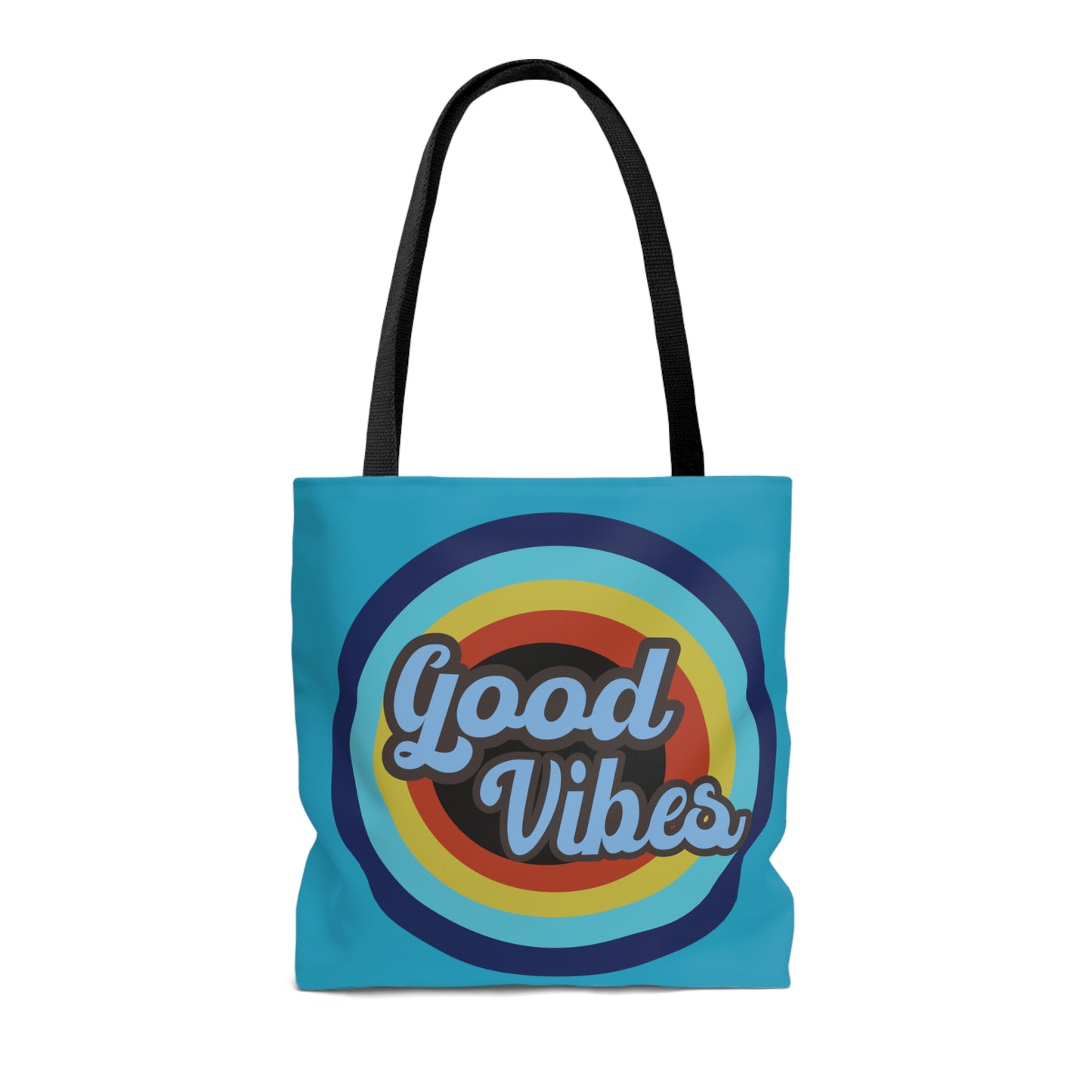 Good Vibes Beach Tote AOP Tote Bag Summer Fun Tote Women's Tote Gender Neutral Note Towel Bag  Travel Tote Men's Tote