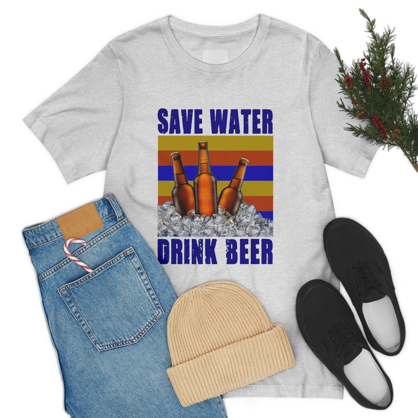 Save Water Drink Beer Unisex Jersey Short Sleeve Tee Men's T Shirt Women's T Shirt