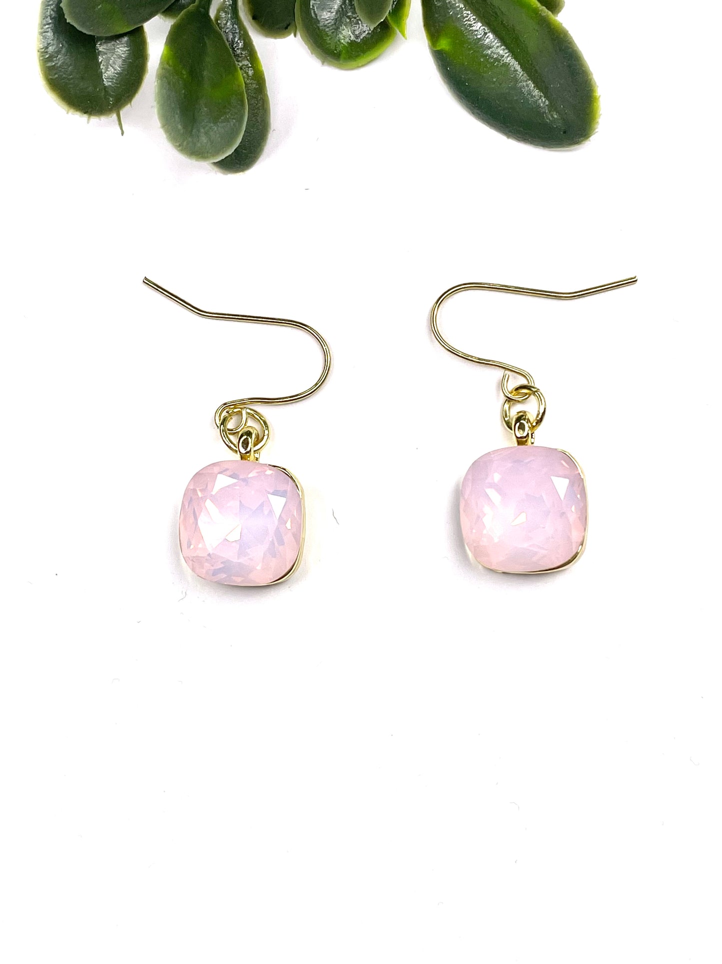 Pastel Pink Drop Earrings