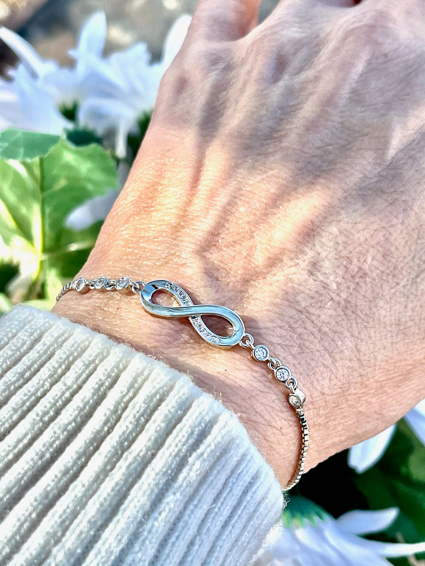 Silver Infinity Bracelet