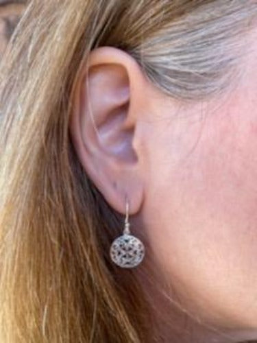 Silver Drop Earrings