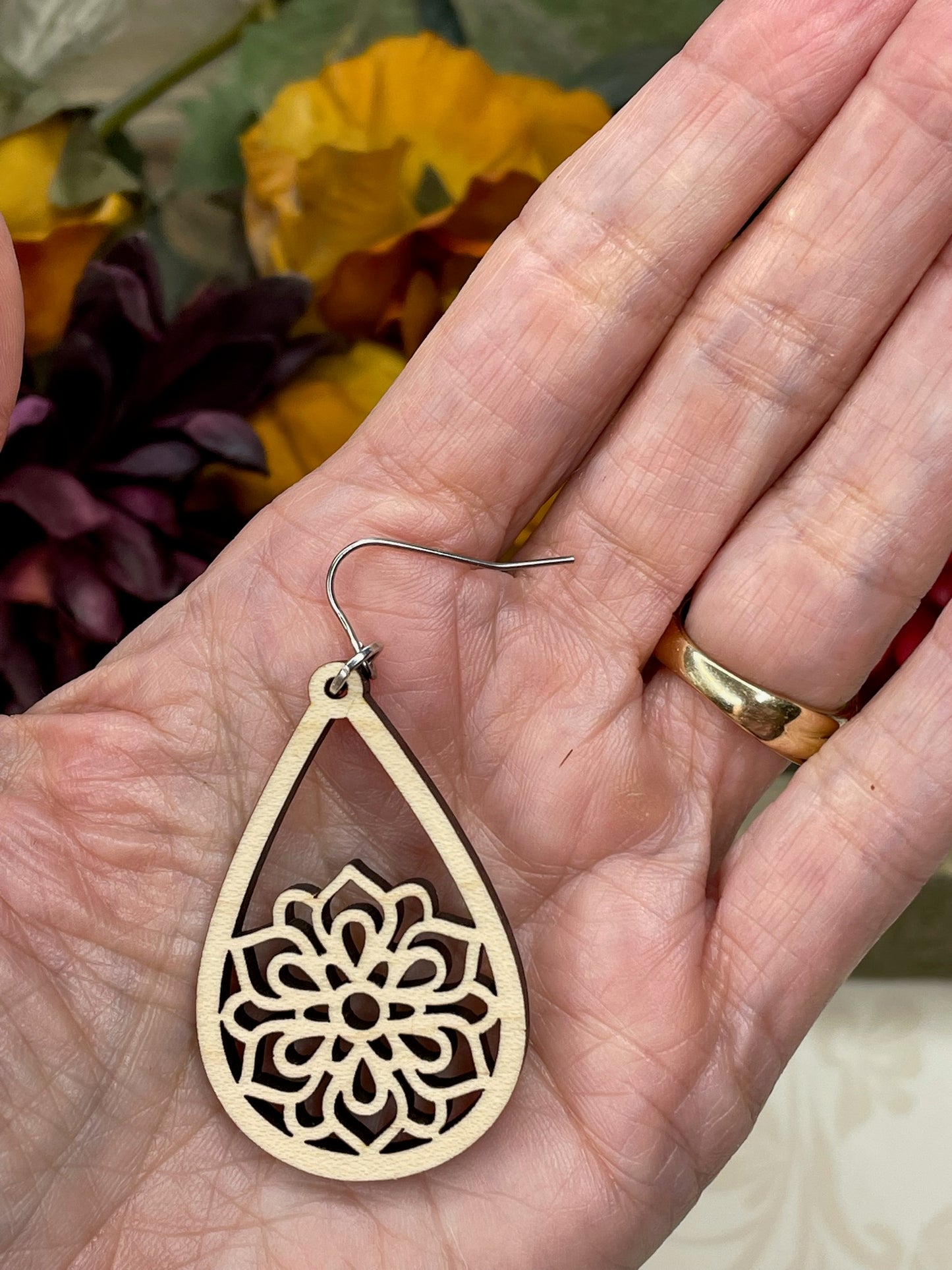 Mandala Drop Earrings