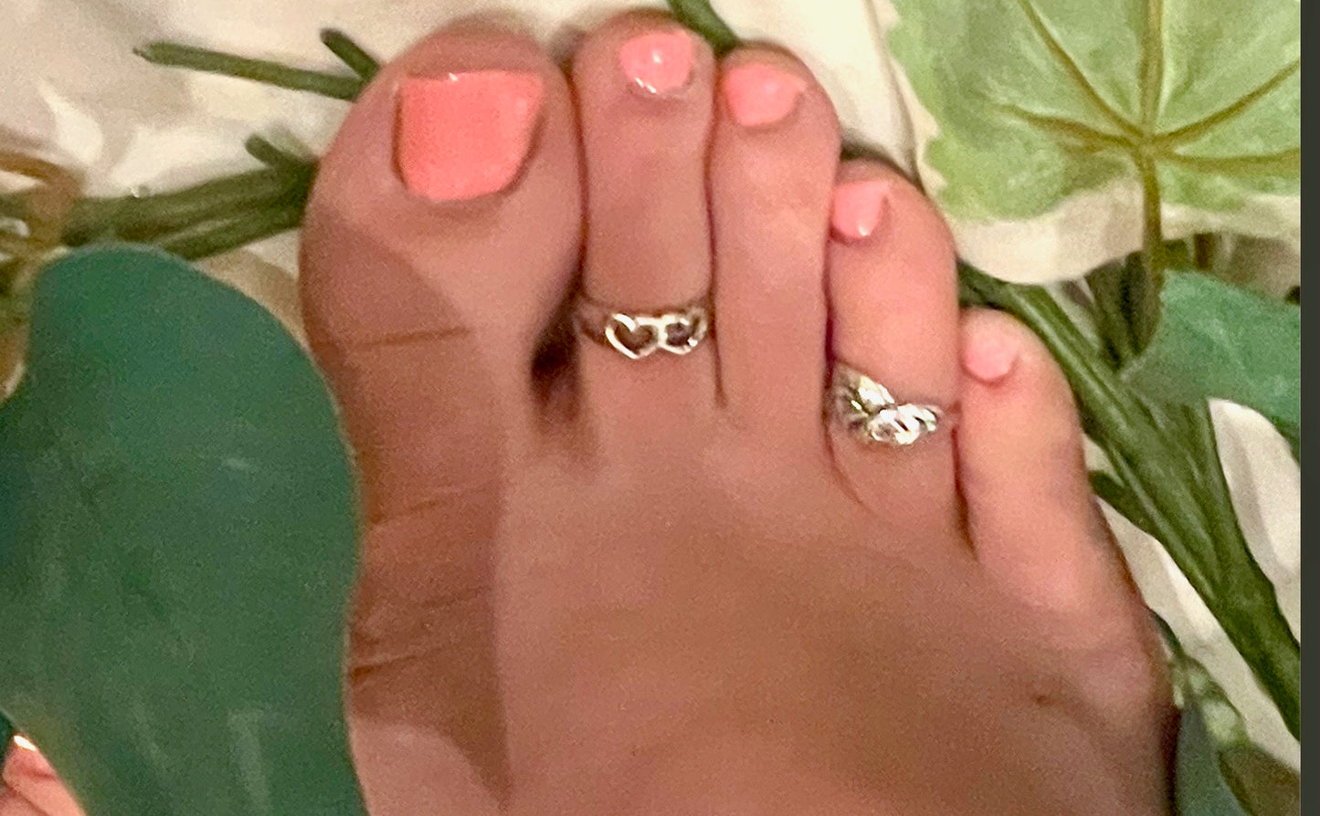 Intertwined Toe Ring