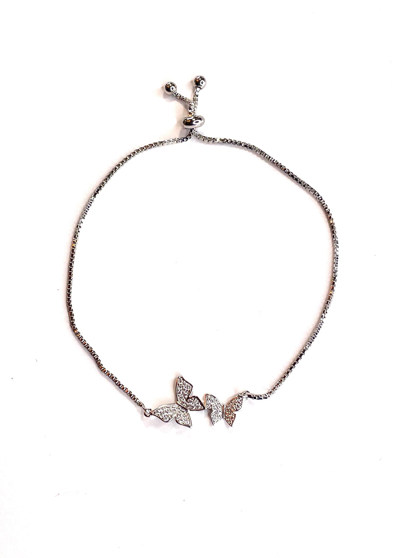 Sterling Silver Butterfly Bracelet