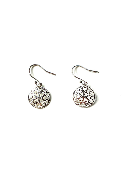 Silver Drop Earrings