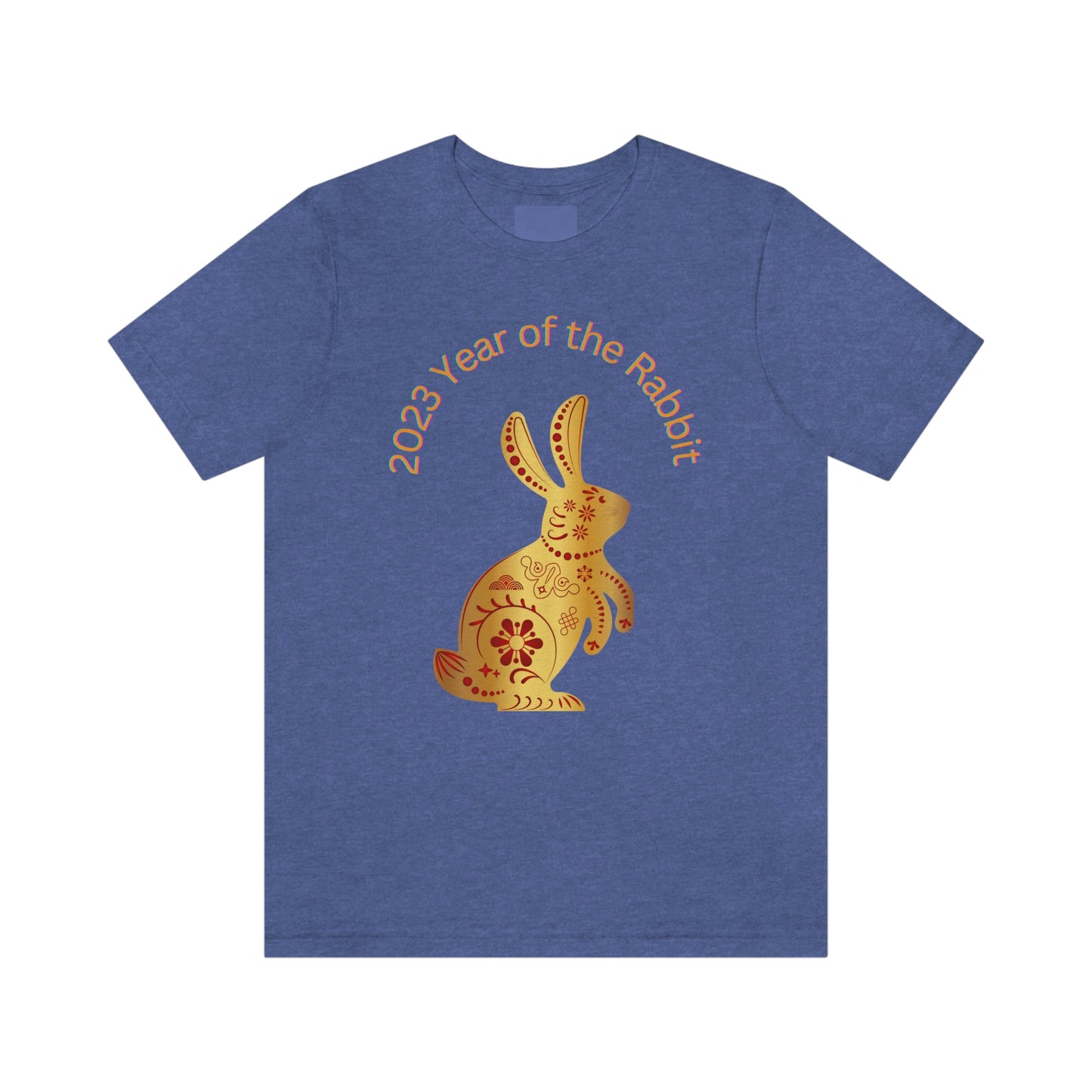 Chinese Lunar New Year 2023 Women's T Shirt Unisex Jersey Short Sleeve Tee Women's Men's Gender Neutral Year of the Rabbit