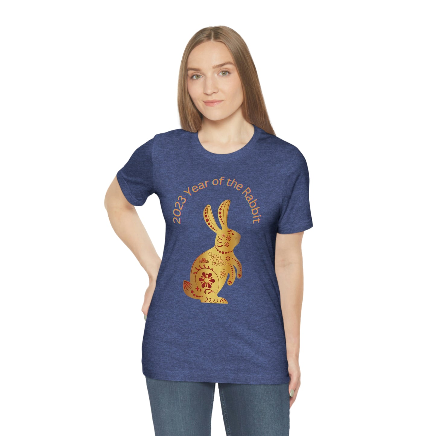 Chinese Lunar New Year 2023 Women's T Shirt Unisex Jersey Short Sleeve Tee Women's Men's Gender Neutral Year of the Rabbit