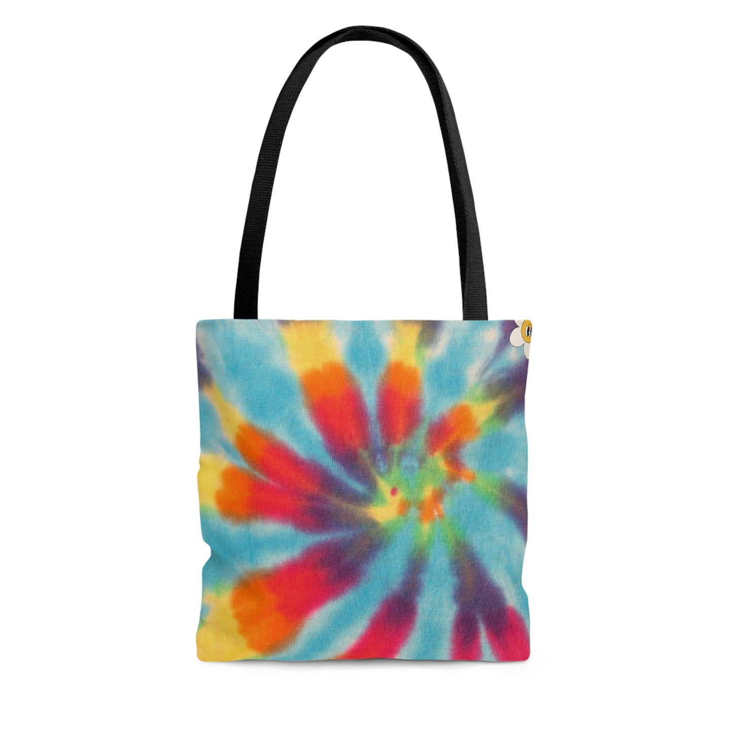 AOP Retro Flower Tote Bag Fun Design 3D Tote Bag Women's Unisex