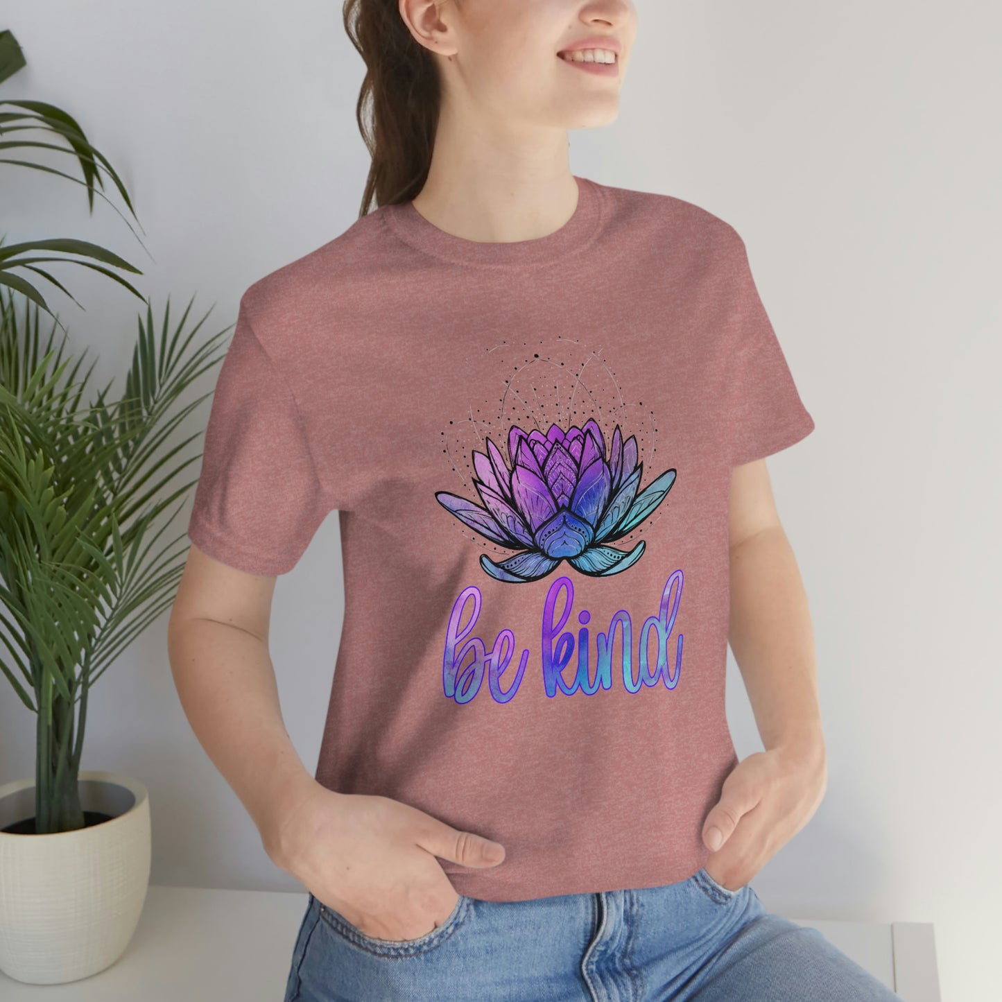 Be Kind Women's Unisex Jersey Short Sleeve Tee Gender Neutral