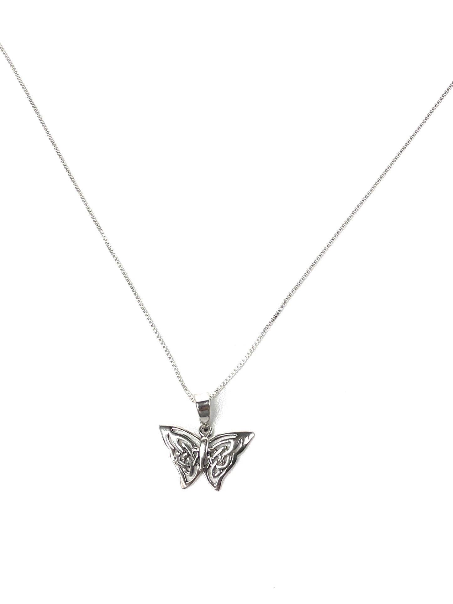 Butterfly Silver Necklace