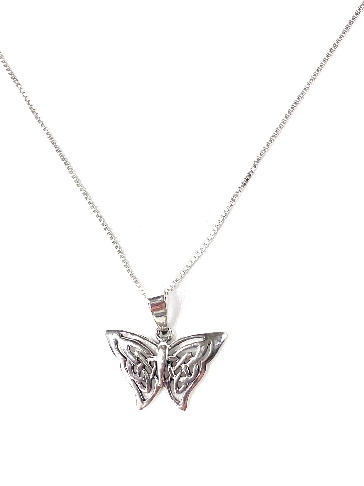 Butterfly Silver Necklace