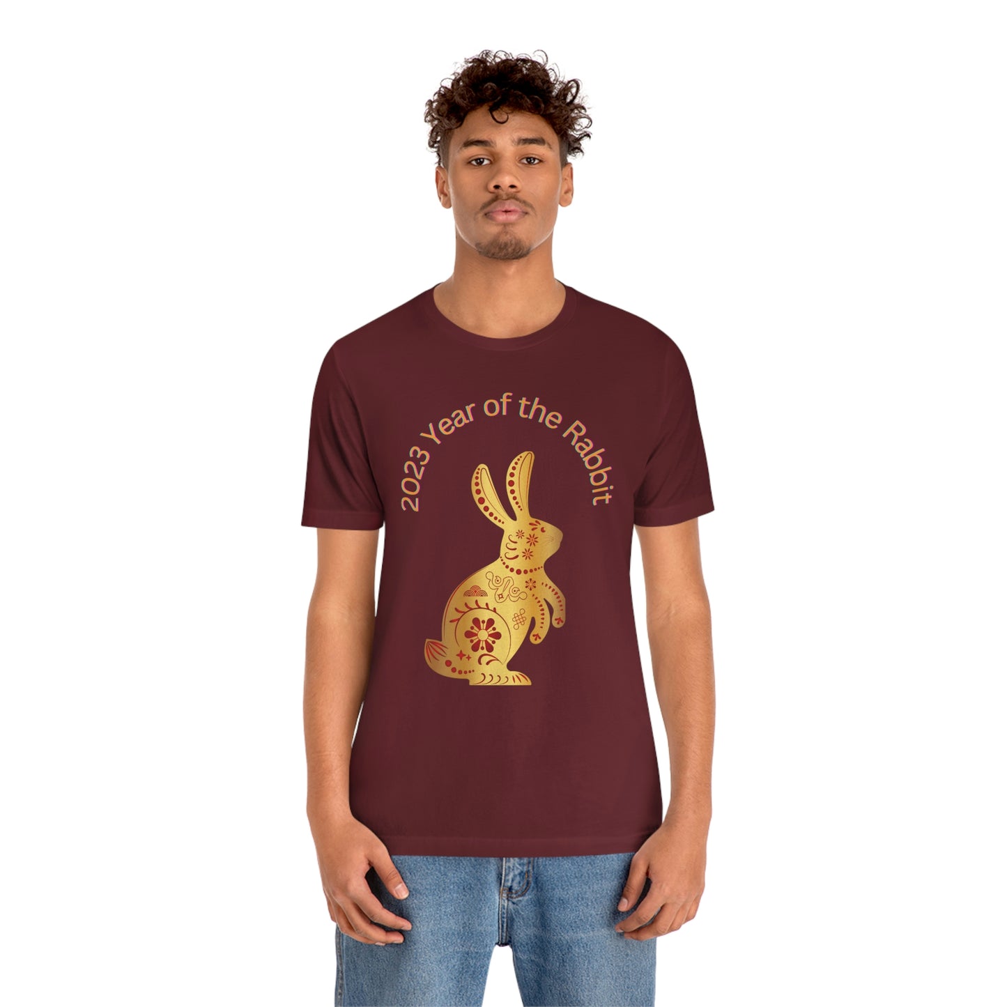 Chinese Lunar New Year 2023 Women's T Shirt Unisex Jersey Short Sleeve Tee Women's Men's Gender Neutral Year of the Rabbit