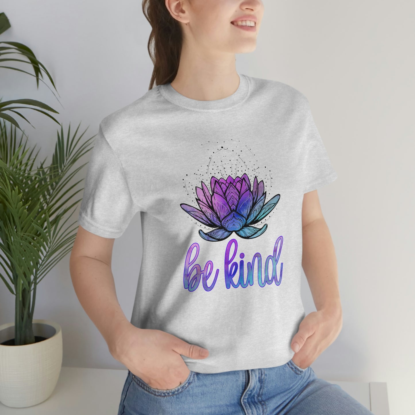 Be Kind Women's Unisex Jersey Short Sleeve Tee Gender Neutral