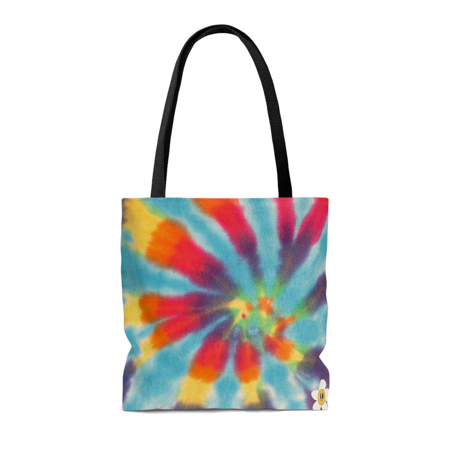 AOP Retro Flower Tote Bag Fun Design 3D Tote Bag Women's Unisex