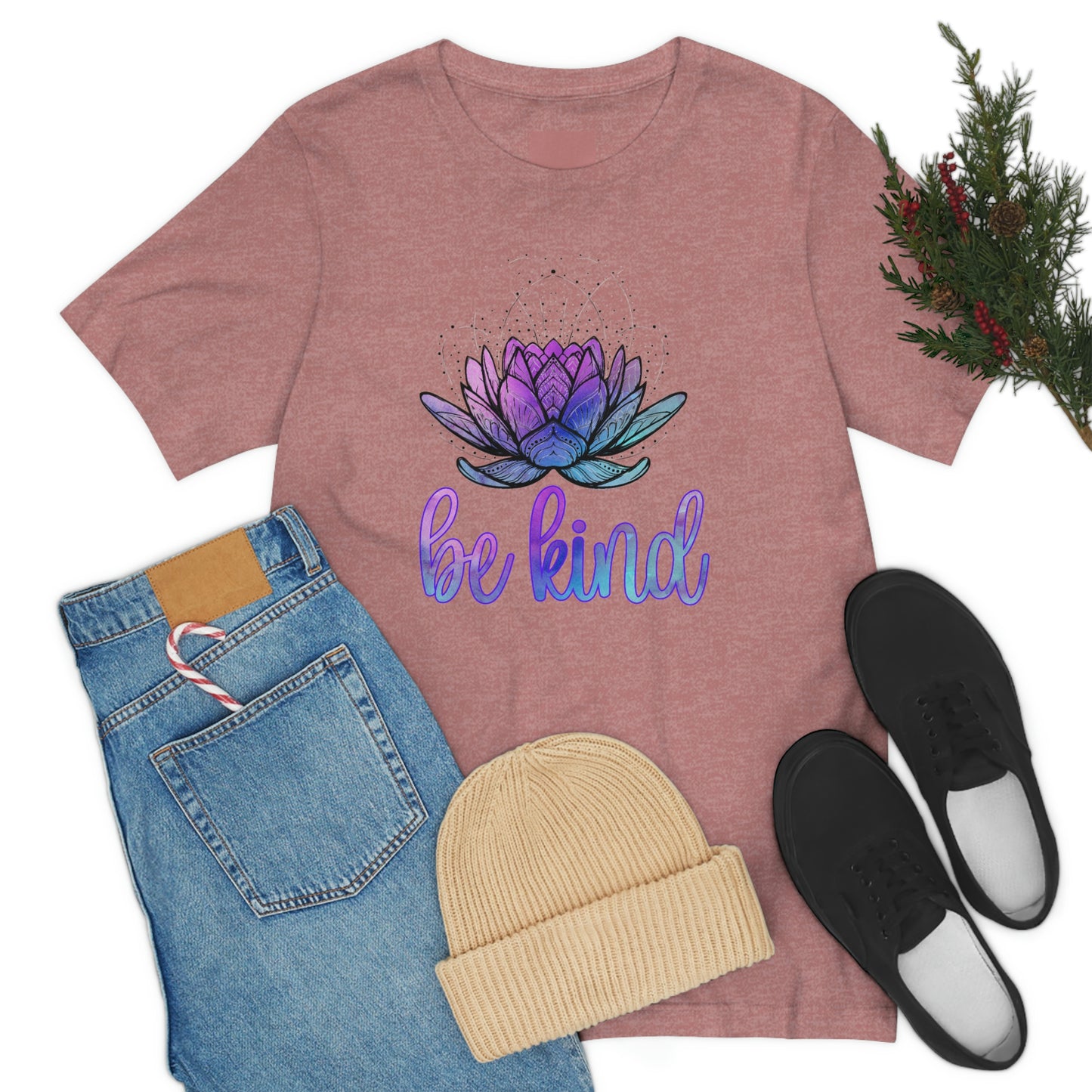 Be Kind Women's Unisex Jersey Short Sleeve Tee Gender Neutral