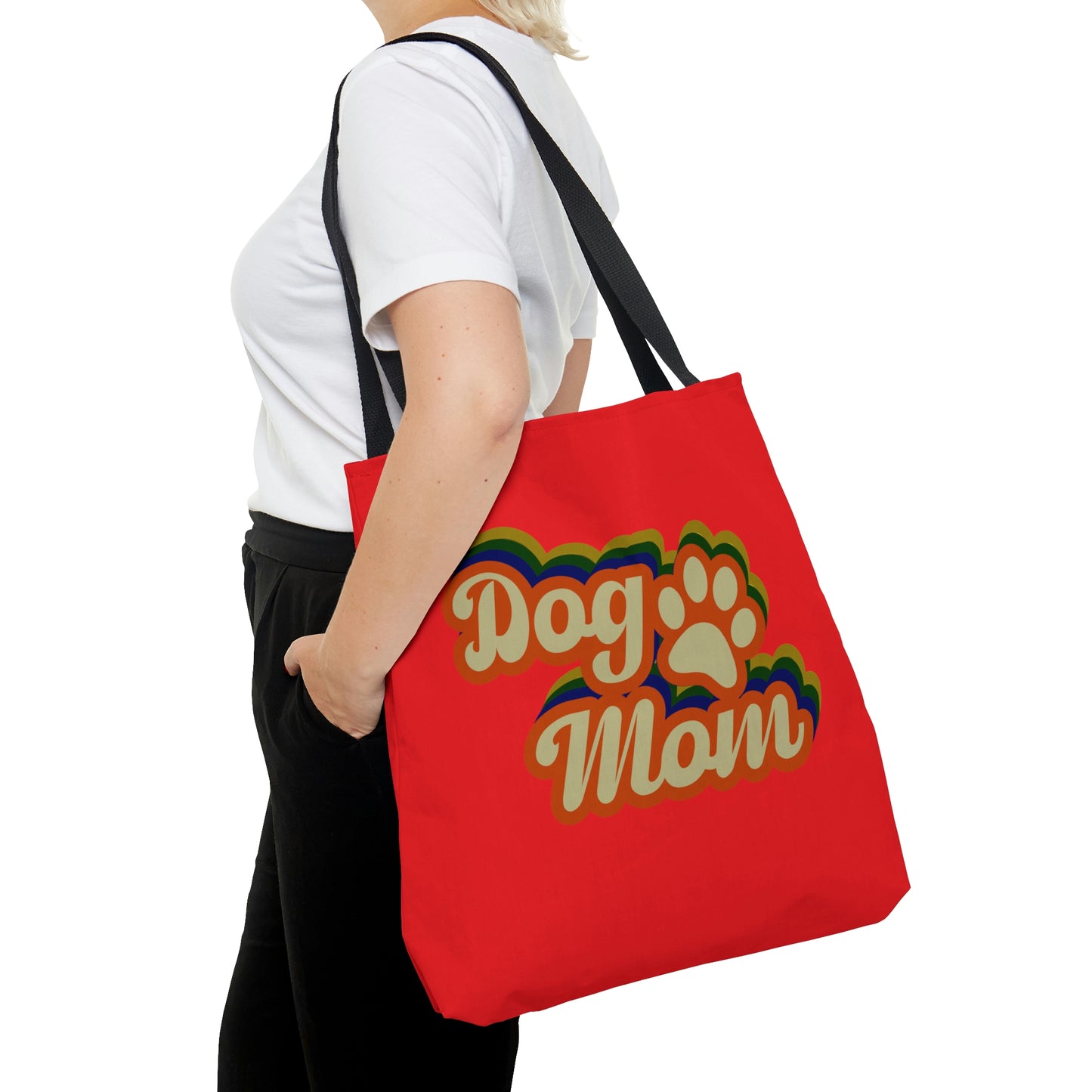 Dog Mom Women's AOP Tote Bag Girl's Tote All Purpose Tote