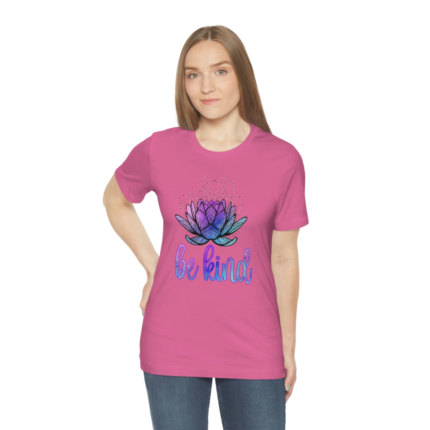 Be Kind Women's Unisex Jersey Short Sleeve Tee Gender Neutral