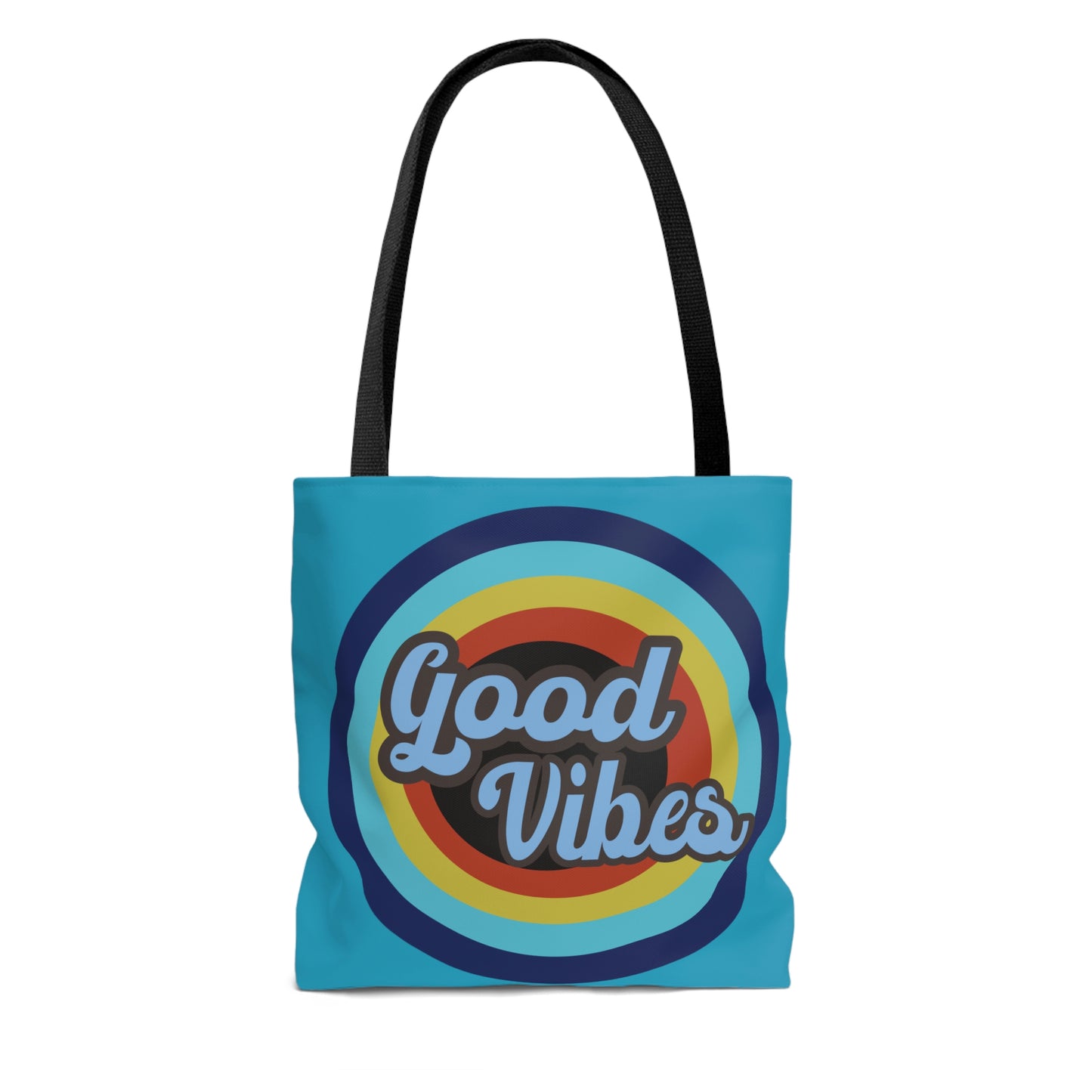 Good Vibes Beach Tote AOP Tote Bag Summer Fun Tote Women's Tote Gender Neutral Note Towel Bag  Travel Tote Men's Tote