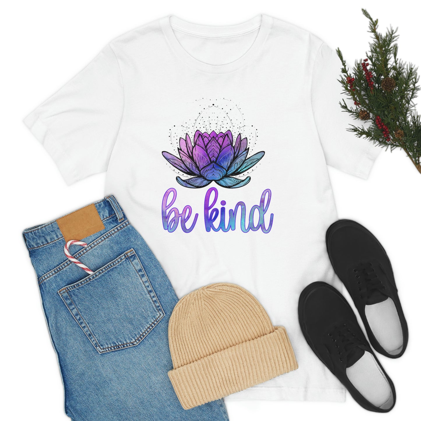 Be Kind Women's Unisex Jersey Short Sleeve Tee Gender Neutral