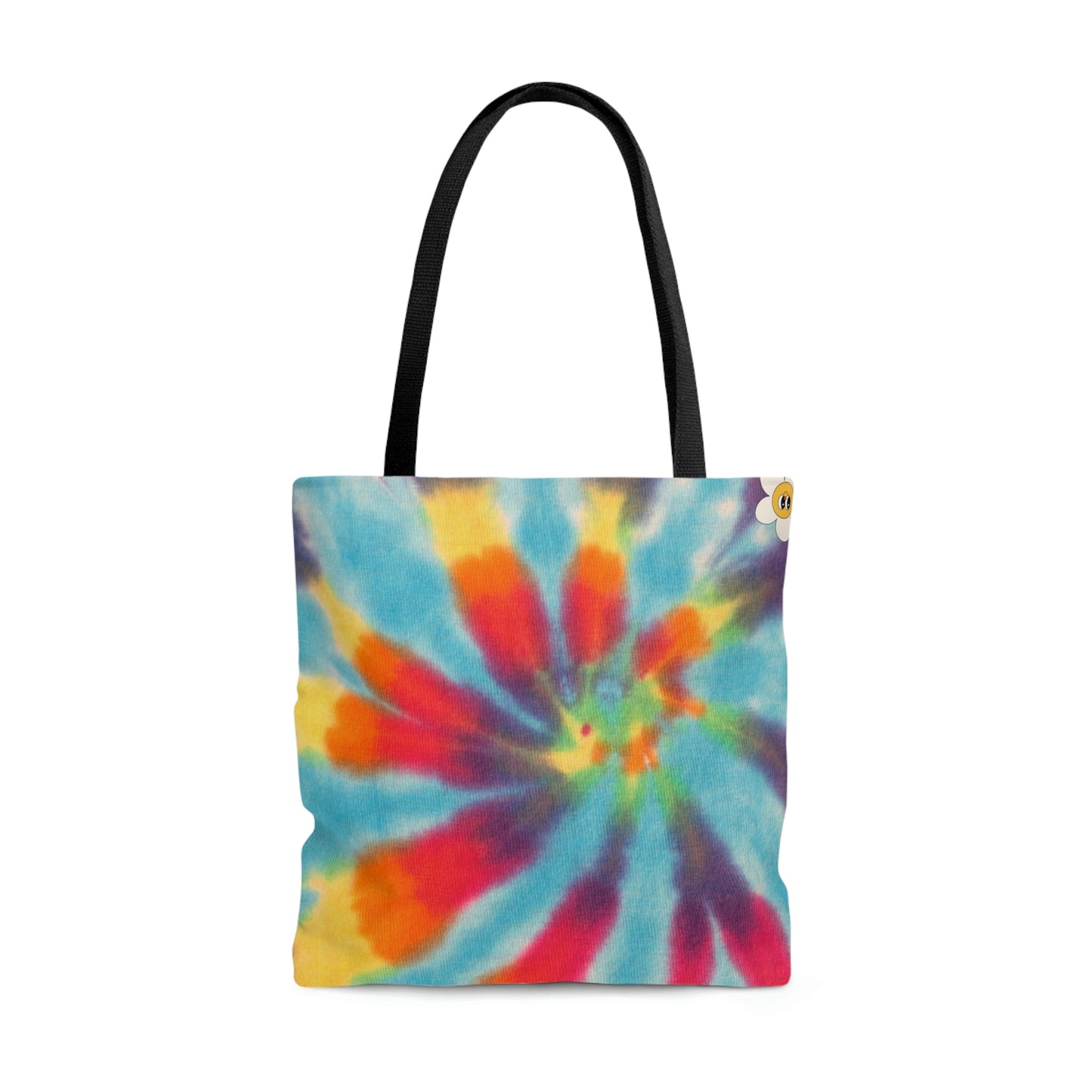 AOP Retro Flower Tote Bag Fun Design 3D Tote Bag Women's Unisex