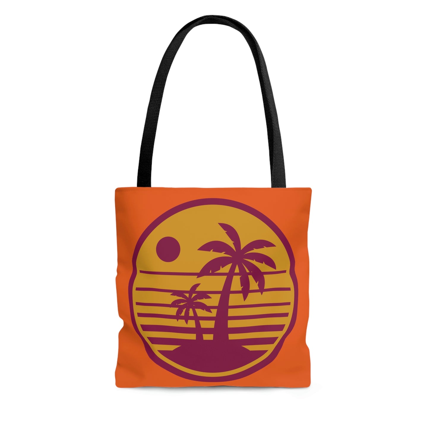 AOP Beach Tote Bag Spring Summer Palm Tree Sun