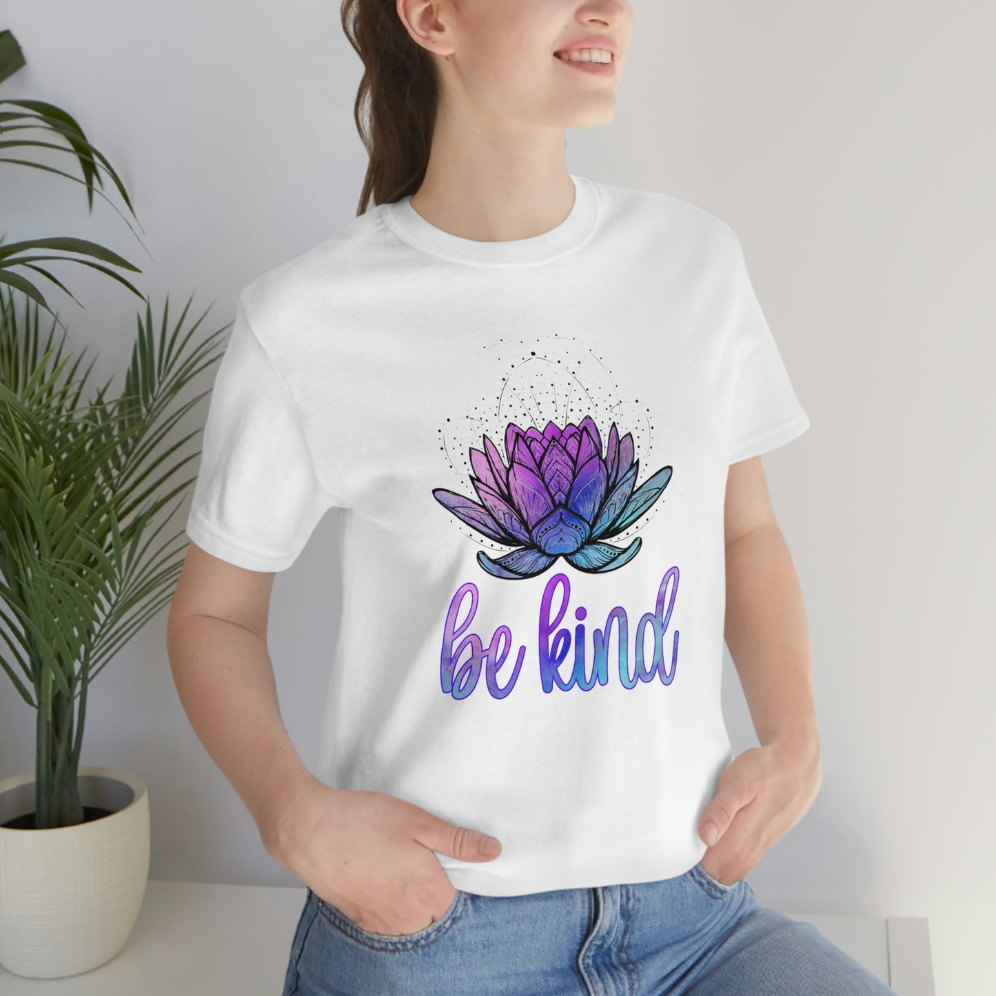 Be Kind Women's Unisex Jersey Short Sleeve Tee Gender Neutral