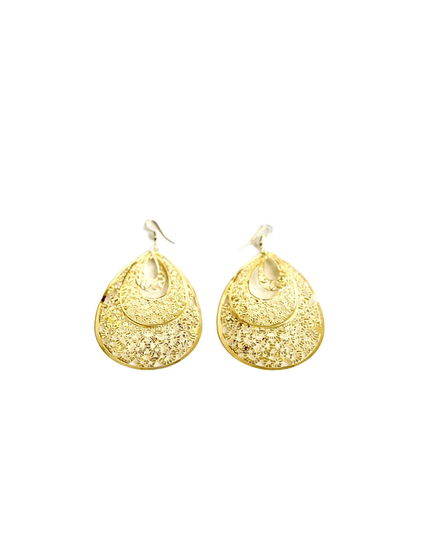 Gold Drop Earrings