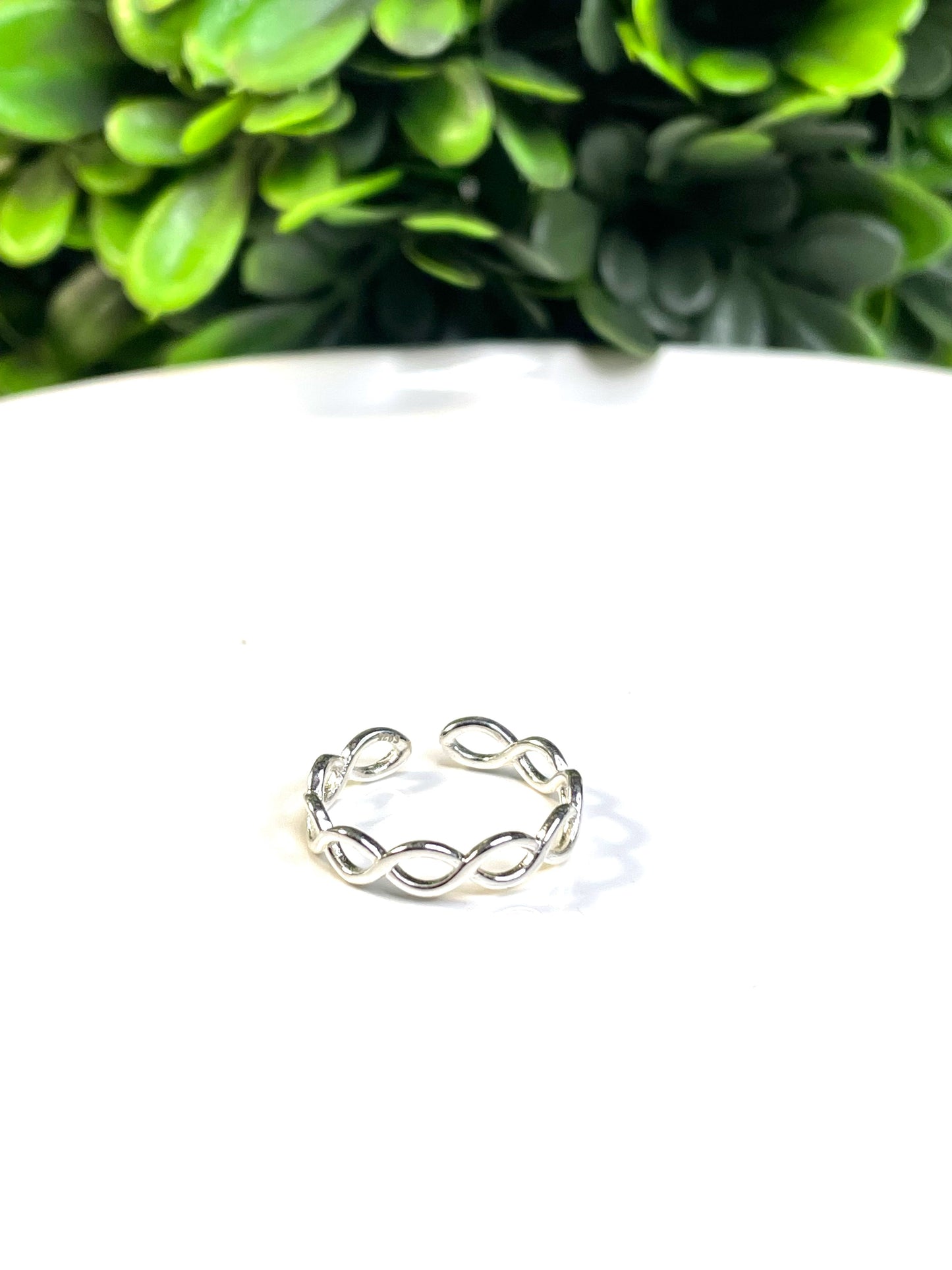 Silver Band Ring Stackable