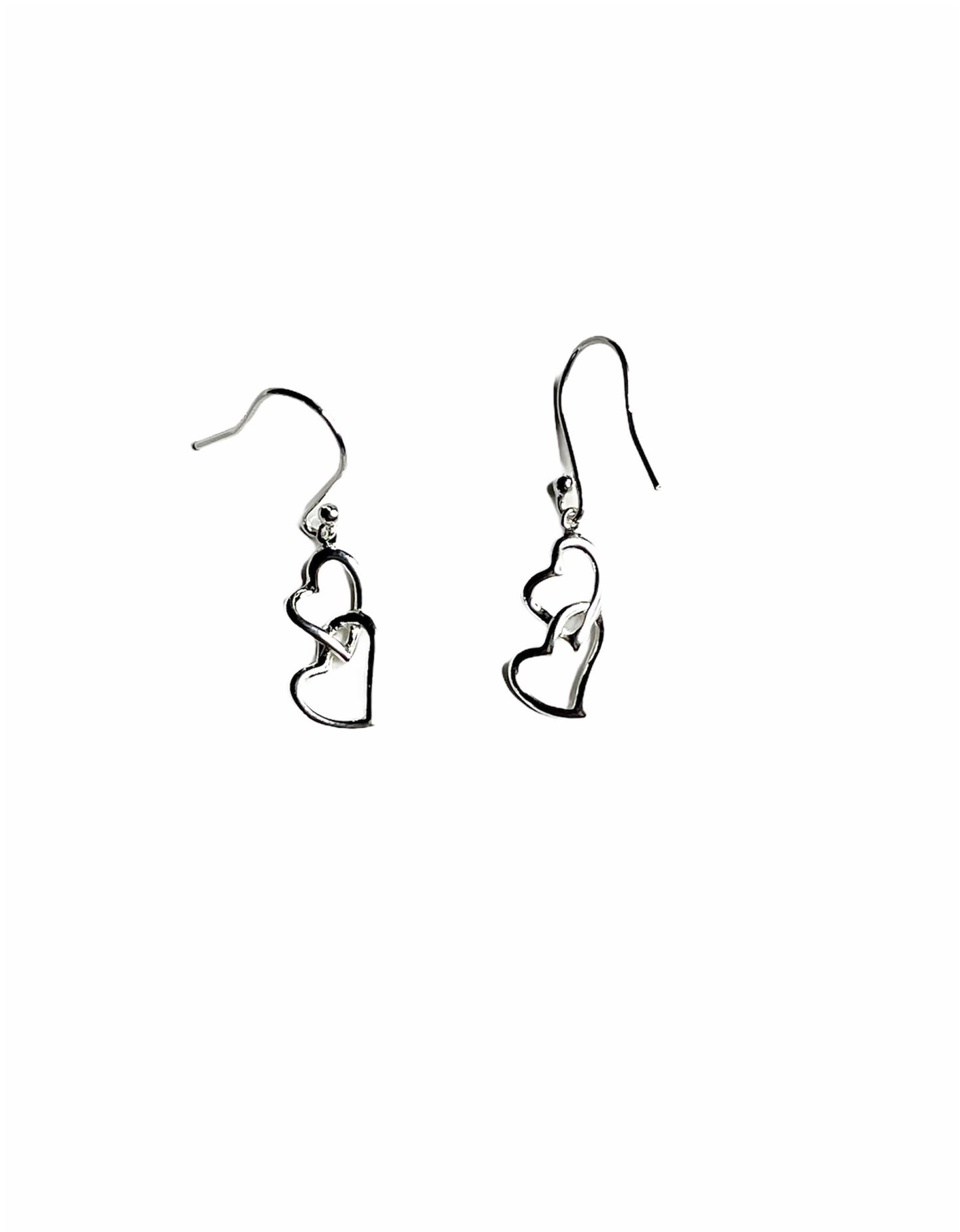 Heart Drop Earrings