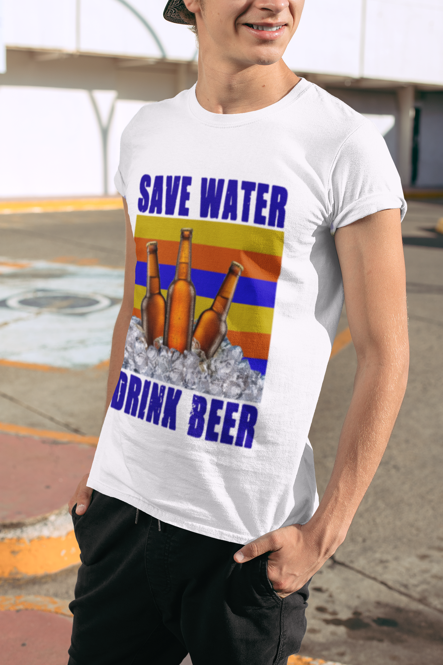 Save Water Drink Beer Unisex Jersey Short Sleeve Tee Men's T Shirt Women's T Shirt