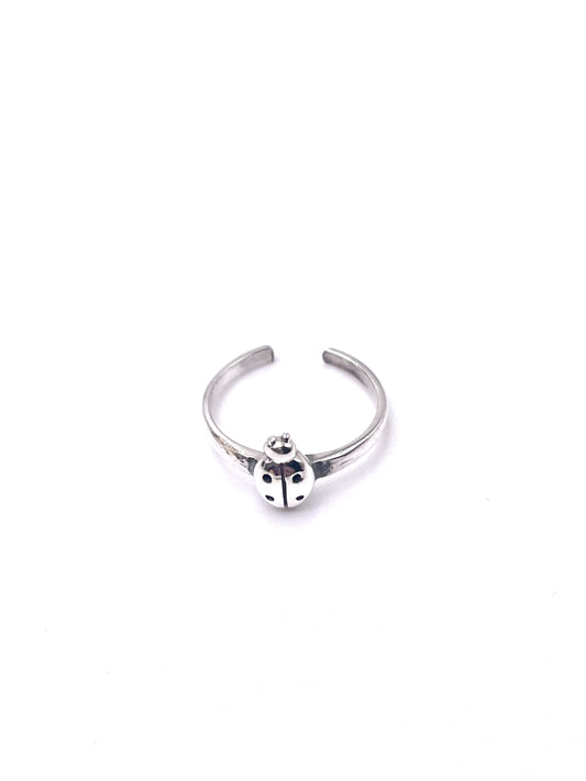 Ladybug Toe Ring